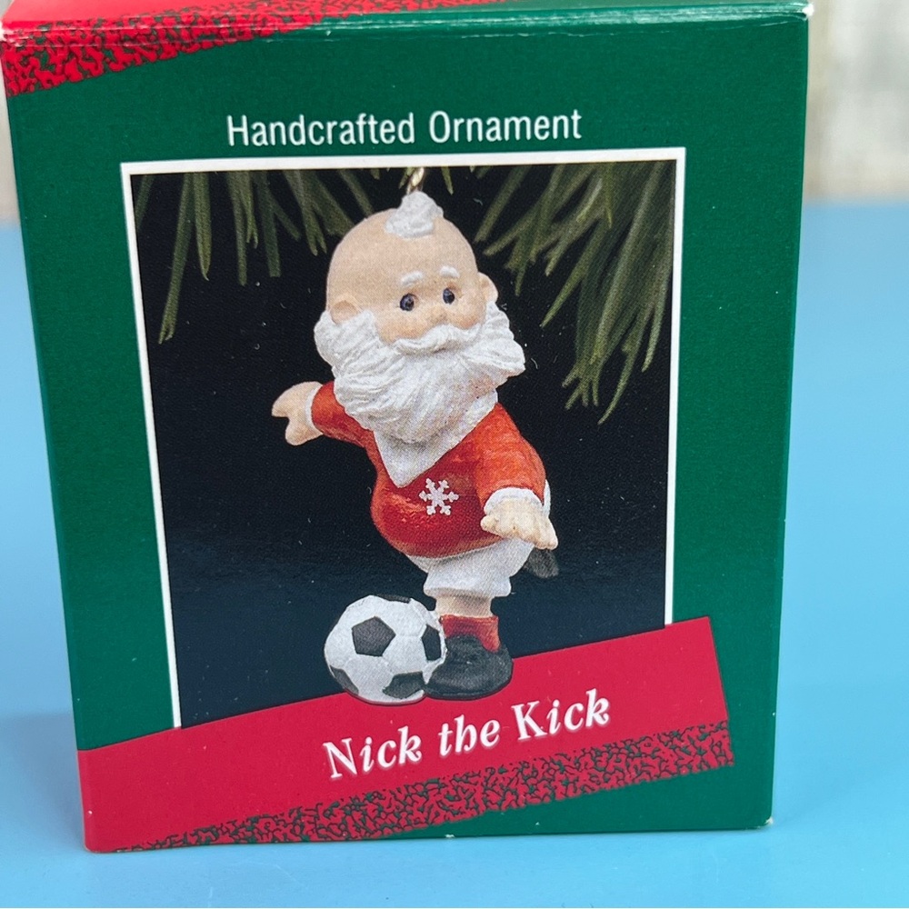 Hallmark Keepsake Ornament Nick The Kick Handcrafted Ornament 1988